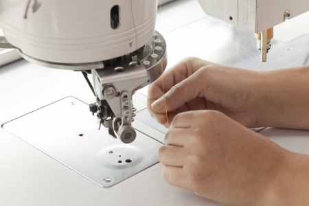 embroidery machineの写真素材