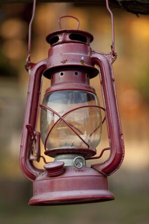 old rusty gas lampの写真素材