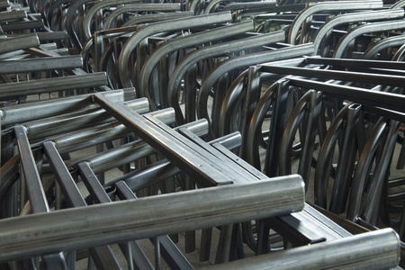 Pipe bending forming for furnitureの写真素材