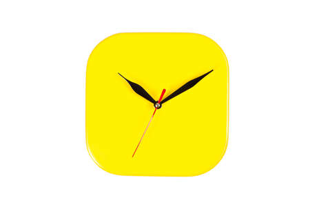 wall clock isolated on white