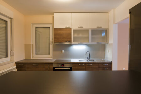 the sink in the kitchenのeditorial素材