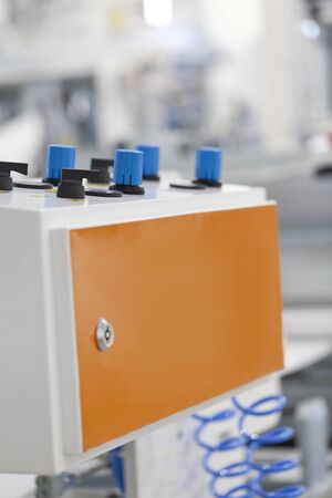 control unit on the machine