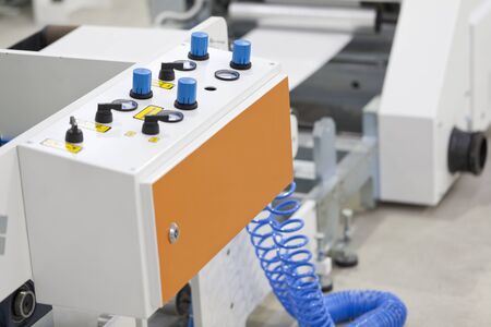 control unit on the machine