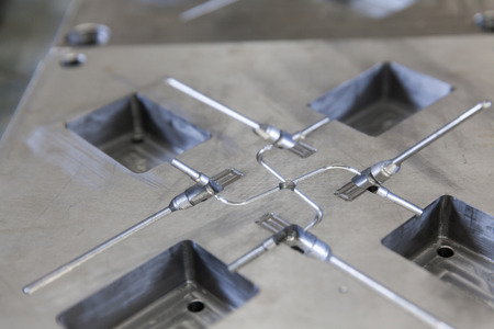 Metal tool for molding rubber productsの写真素材