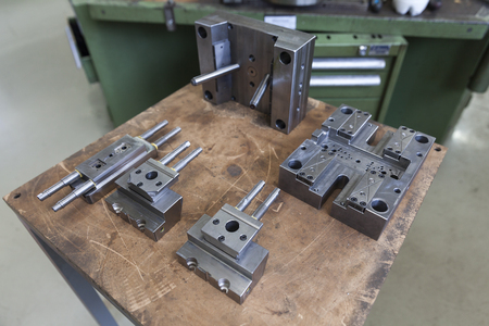 Metal tool for molding rubber productsの写真素材