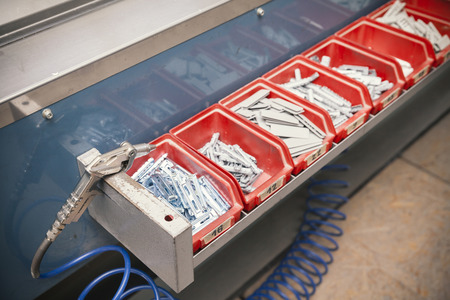 making double-layer glass windows, close upの写真素材