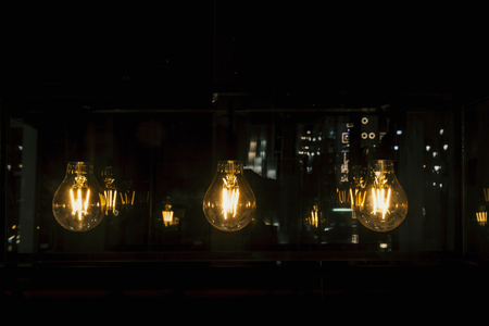 abstract lighting equipment, close upの写真素材