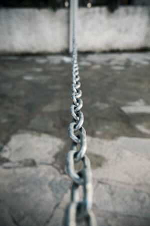 metal chain, stop no passの写真素材