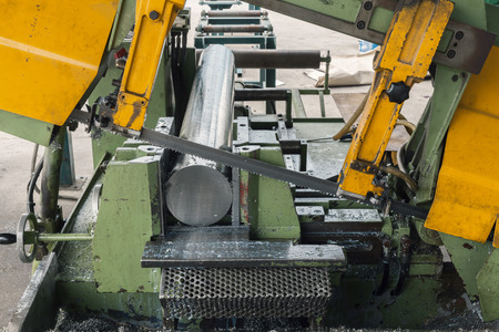 cutting a large piece of steel  bars