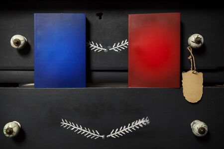 empty cover books background, close up, mock upの写真素材