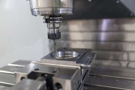 metal machining tools, close up