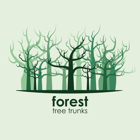 Ecology design over green background, vector illustrationのイラスト素材