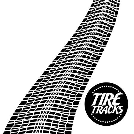 Tire design over white background, vector illustrationのイラスト素材