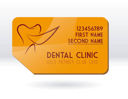 Dental design over  white background, vector illustrationのイラスト素材