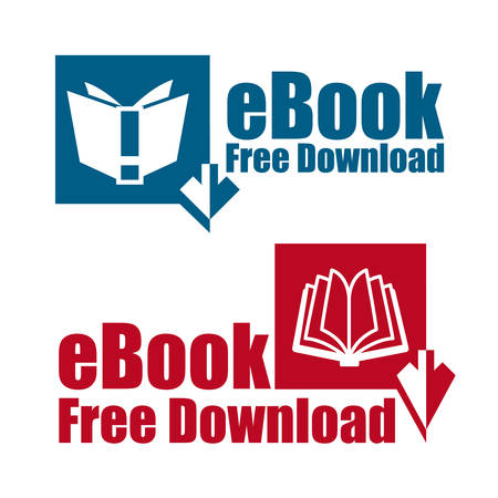 eBook design over white background, vector illustrationのイラスト素材