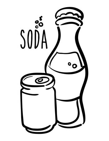 Drinks design over white background, vector illustrationのイラスト素材