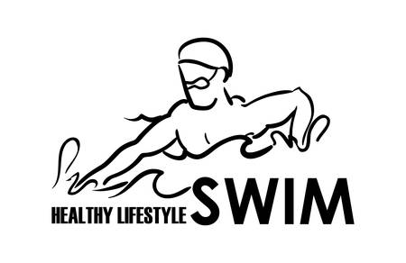 Fitness design over white background, vector illustrationのイラスト素材