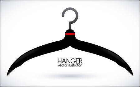 Hanger design over white background, vector illustrationのイラスト素材
