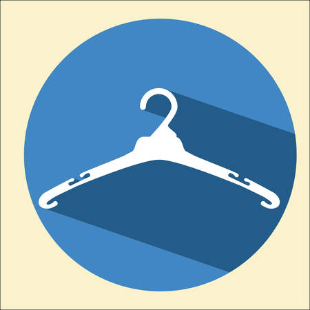 Hanger design over beige background, vector illustrationのイラスト素材