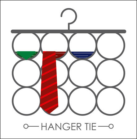 Hanger design over white background, vector illustrationのイラスト素材