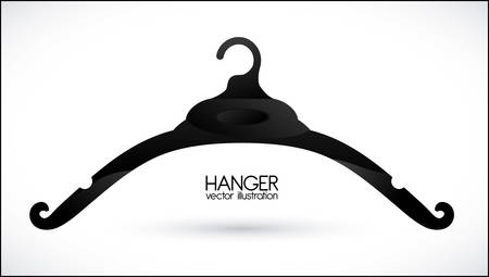Hanger design over white background, vector illustrationのイラスト素材