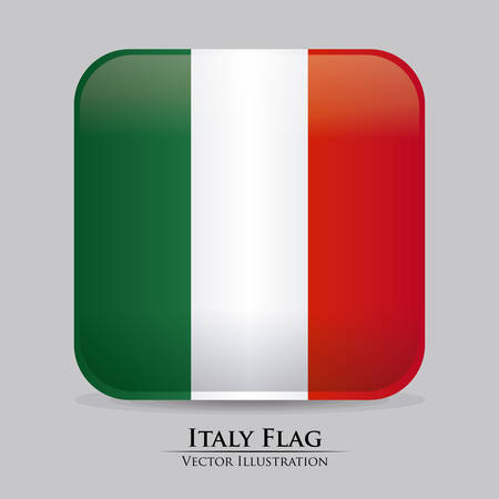 Italy design over gray background, illustrationのイラスト素材