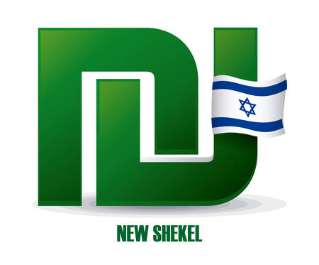 Israel design over white background, illustrationのイラスト素材