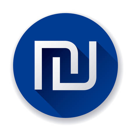 Israel design over white background, illustrationのイラスト素材