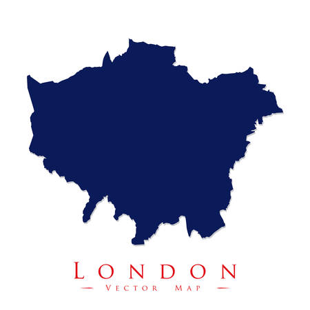 London design over white background, illustrationのイラスト素材