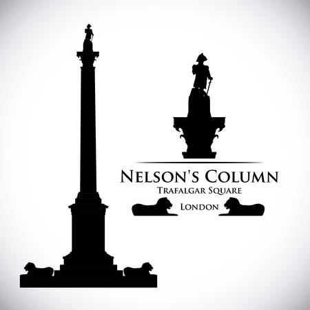 London design over white background, illustrationのイラスト素材