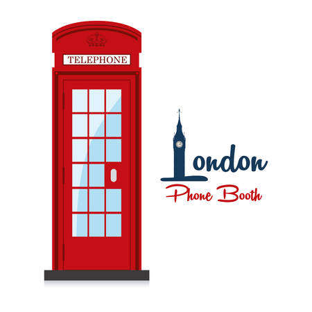 London design over white background, illustrationのイラスト素材