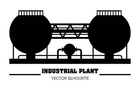 Industry design over white background, illustrationのイラスト素材