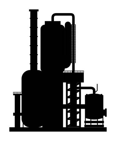 Industry design over white background, illustrationのイラスト素材