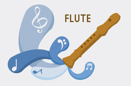 Music design over white background, vector illustrationのイラスト素材