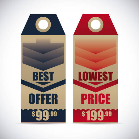 store ad over gray  background vector illustrationのイラスト素材