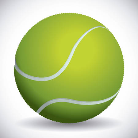 tennis design over gray background vector illustrationのイラスト素材