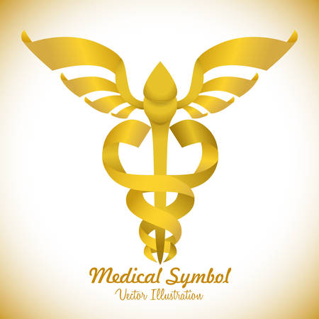 medical design over beige background vector illustrationのイラスト素材