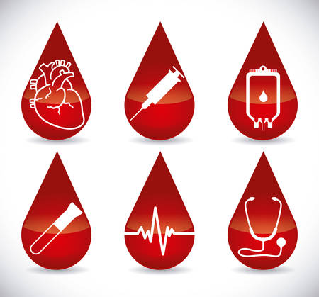 medical design over gray  background vector illustrationのイラスト素材