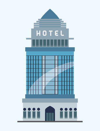 hotel design over white background vector illustrationのイラスト素材