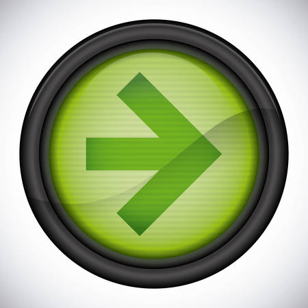 arrows design over gray background vector illustrationのイラスト素材