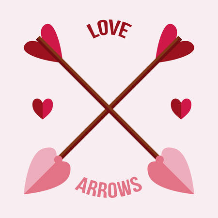 arrows design over gray background vector illustrationのイラスト素材