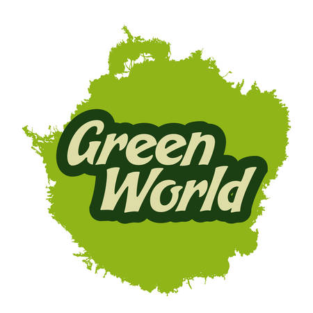 eco design over white background vector illustrationのイラスト素材