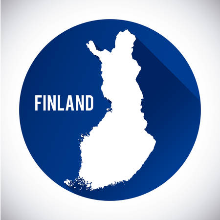 Finland graphic design , illustrationのイラスト素材