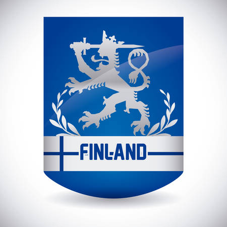 Finland graphic design , illustrationのイラスト素材