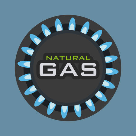 gas natural graphic design , illustrationのイラスト素材