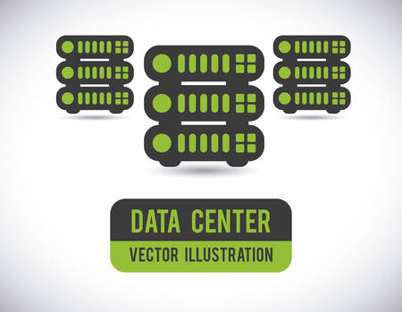 data center graphic design , illustrationのイラスト素材