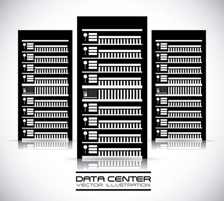 data center graphic design , illustrationのイラスト素材