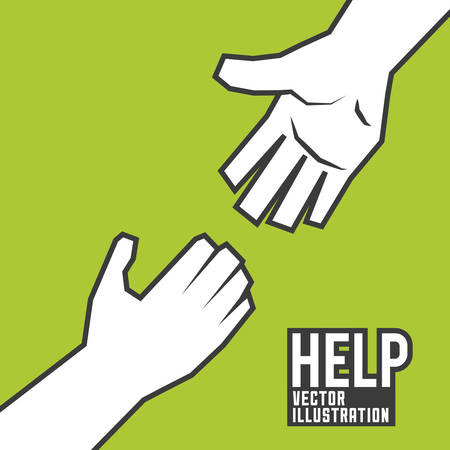 help graphic design , illustrationのイラスト素材
