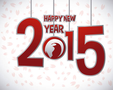 new year graphic design , vector illustrationのイラスト素材
