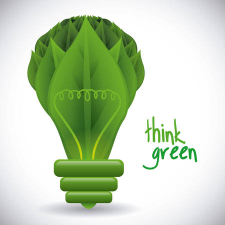 think green graphic design , vector illustrationのイラスト素材